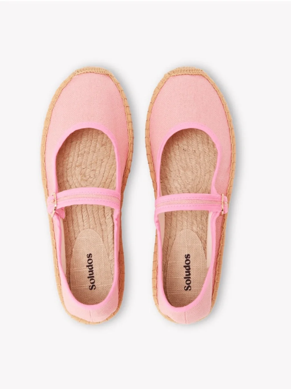 SOLUDOS - NWT - Mary Jane Espadrille | Organic Cotton | Dusty Rose Pink 7 - 7.5